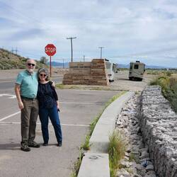 Capturing a "moment" at Gillespie dam and bridge