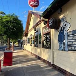 Dinner st the Glengarry pub