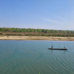 Unser Ausblick auf den Rapti River