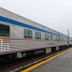 Sleeper car from outside