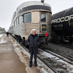 Park Car from outside (rear of train)
