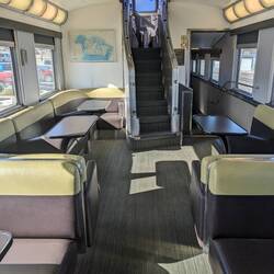 Lounge of Coach dome car