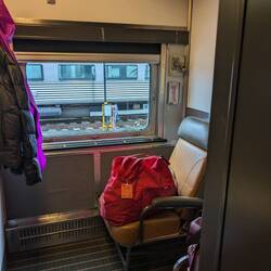 Two seats in my compartment