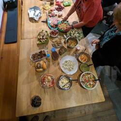 Das Buffet ist eröffnet