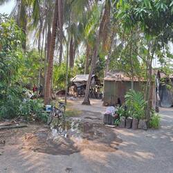 "Country people want enough, City people want more" - quote from Buddhist temple grounds.