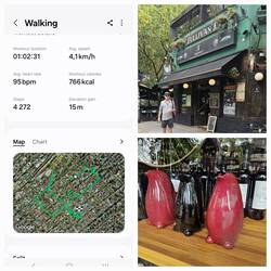 The route, famous Irish pub and wine decanters.