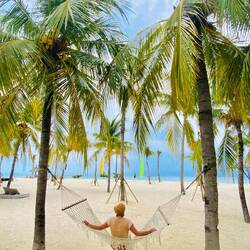 Ein bisschen abhängen, nach der anstrengenden Tour 🌴🌴🌴🌴