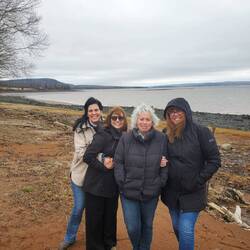 Out for a walk to the Bay of Fundy!
