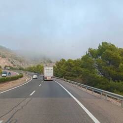 Wolken und Sahara Sand