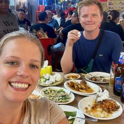 Street Food Abendessen