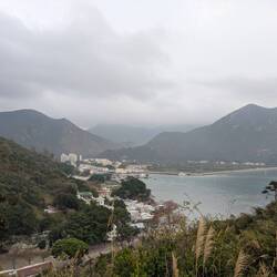 Sicht auf das Dorf vom Berg Fu