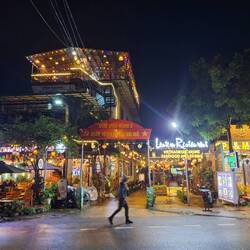 Our hotel is just up the laneway