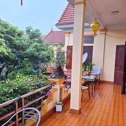 Our balcony at HomeStay