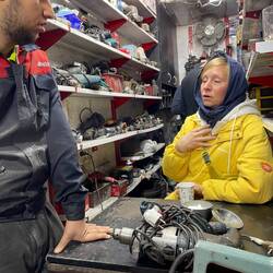 Überall werden wir zum Tee eingeladen