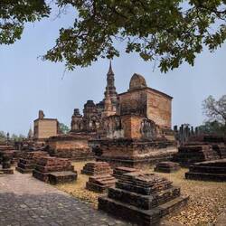 Lil panorama of Wat Mahathat, which was the largest temple complex there