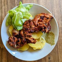 Sonntagsessen Pollo a la Plancha