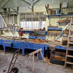 Woodworkers' workshop at the National Waterways Museum
