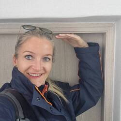 Die Türhöhe ist hier auch witzig!