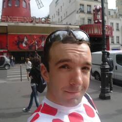 Me outside the Moulin Rouge