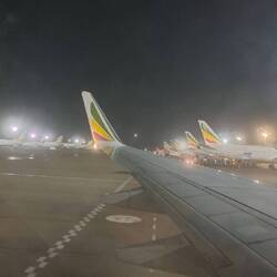Flug wieder mit Äthiopien Airline