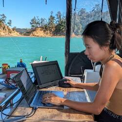 Vela's office set up this week