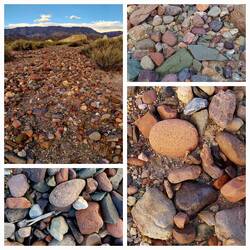 Steine im Tal der 7 Farben