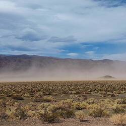 Hochebene 2200m, der Sturm verläßt den Sand