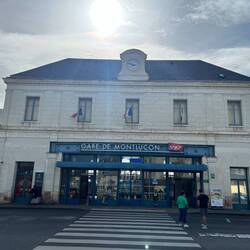 La gare Montluçon
