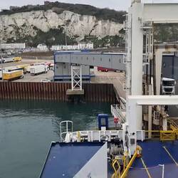 Amazing how many lorries the boat can swallow