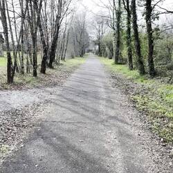 Alte Bahntrasse von Marthon bis Angoulême