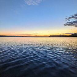 Peaceful post sunset hour