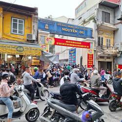 Parents waiting to pick up their kids from school