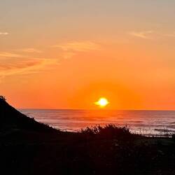 Und dann noch ein schöner Sonnenuntergang