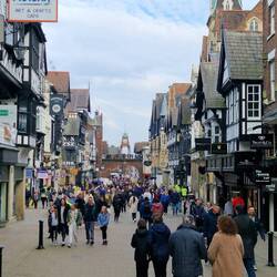 Great to see so many people enjoying the city on Foregate Street