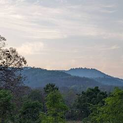 The temple I hiked to yesterday off in the distance!