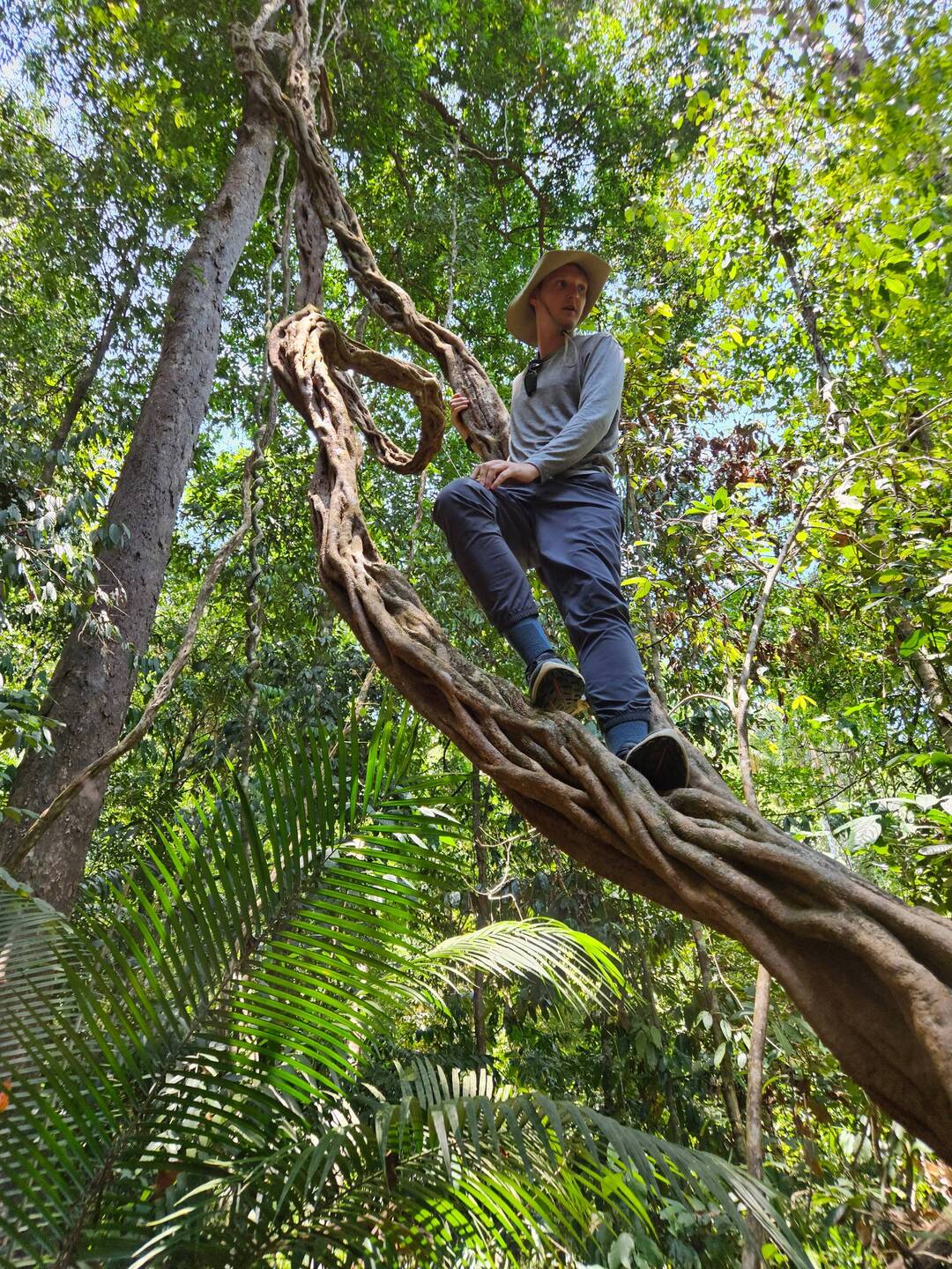 The only young passenger on the ship.