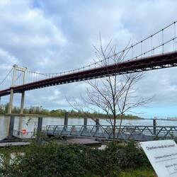 Pont d'Aquitaine über die Garonne in Bordeaux