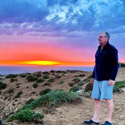 Schöner Sonnenuntergang in Imsouane