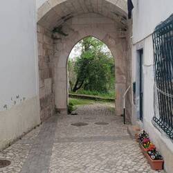 Gates of St James leaving Santarem.