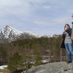 Taking in the view on Steigtind