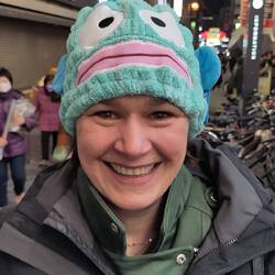 Corinna mit neuem Handtuch - sitzt perfekt!