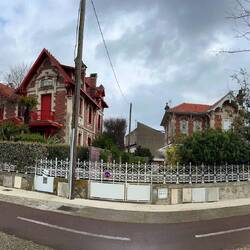 Tolle alte Häuser in Arcachon