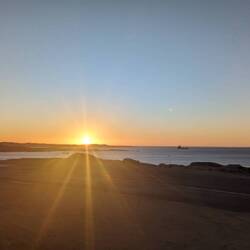 Blick von unserer Unterkunft