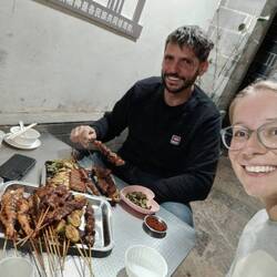 Und abends dann wurde es nochmal sehr lecker