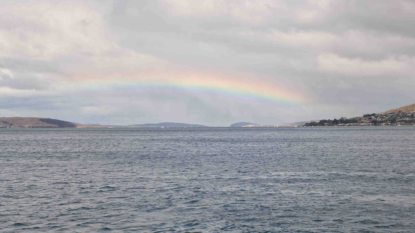 Taken arriving at the Hobart Port after MONA