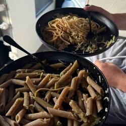 Restliches Abendessen