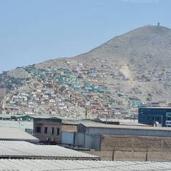 One of the shanty towns. Not very geographically dodgy.