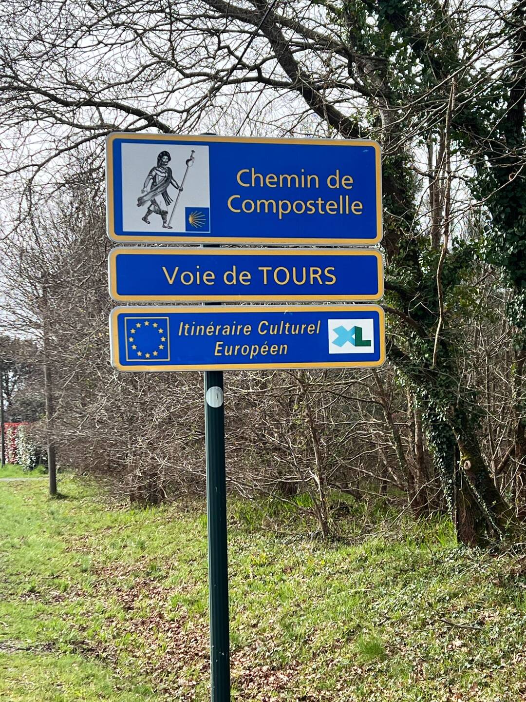 Die heutige Route ist Teil des Pilgerweg nach Santiago de Compostella zu sein