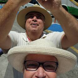 This is what we look like most days taking photos of the same things LOL!!