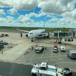 The Airbus A330-300 from Oman Air